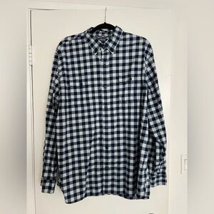 Men's Blue Checkered Shirt